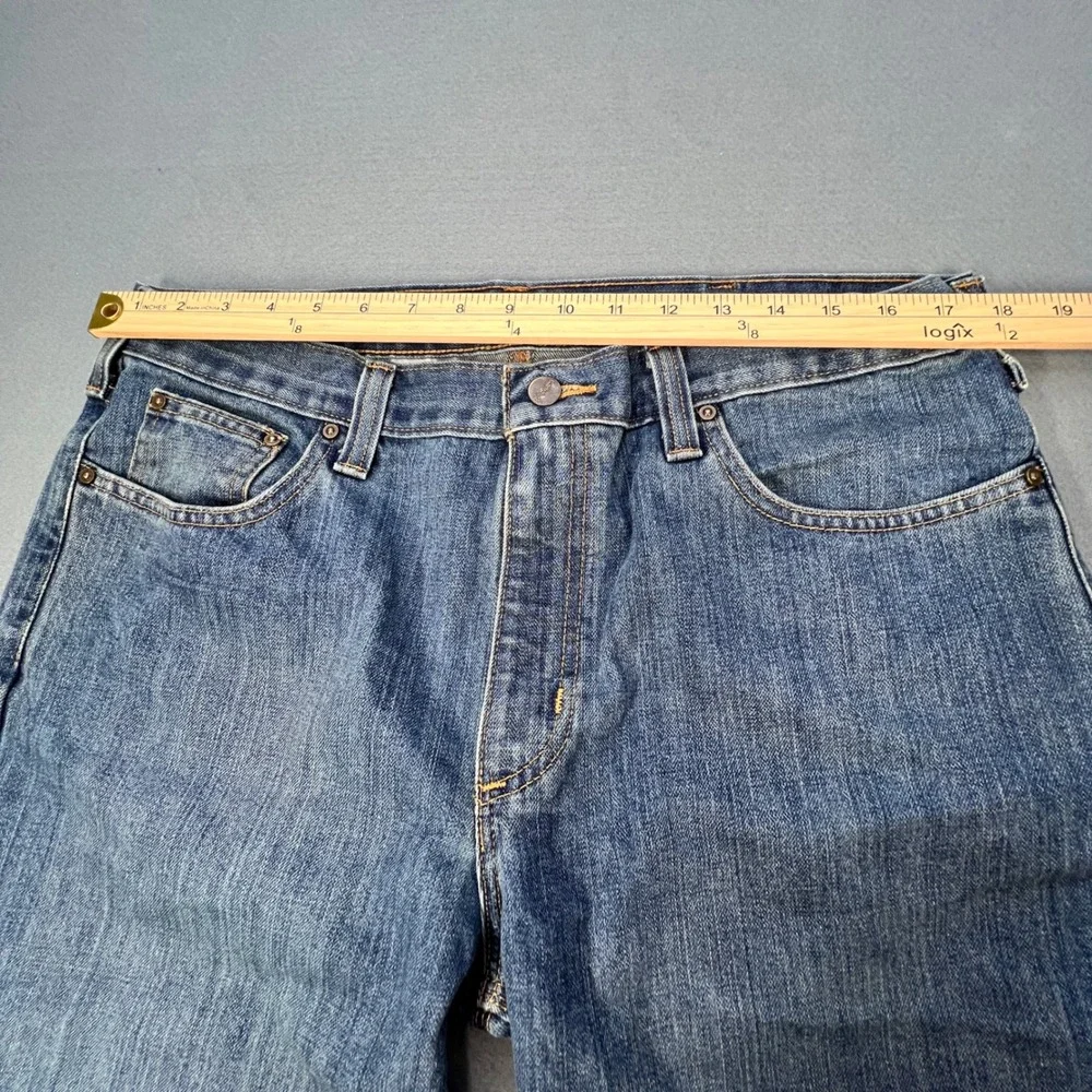 Carhartt Blue Jeans Mens 36x30 Relaxed Fit Straight Leg Denim 101483-980